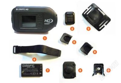 Лот: 2283876. Фото: 1. Экшен камера Drift HD170. Видеокамеры