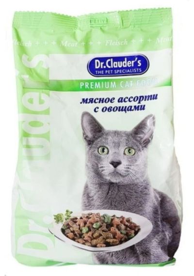 Лот: 6491536. Фото: 1. Сухой корм Dr.Clauder's для кошек... Корма