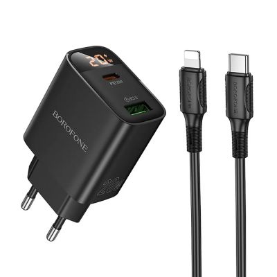 Лот: 25733319. Фото: 1. Зарядное сетевое Usb A + Usb C... Зарядные устройства, блоки питания, адаптеры сетевые для смартфонов