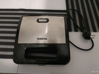 Лот: 14626590. Фото: 1. Cэндвичница marta MT-1755. Кухонная