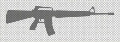 Лот: 623688. Фото: 1. виниловая наклейка =M-16=. Детали тюнинга