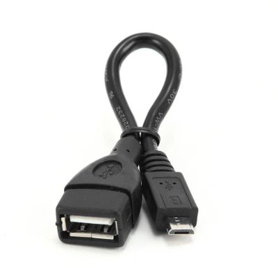 Лот: 6113611. Фото: 1. OTG Кабель USB AF - MicroBM 13см... Майнинг фермы, товары для майнинга