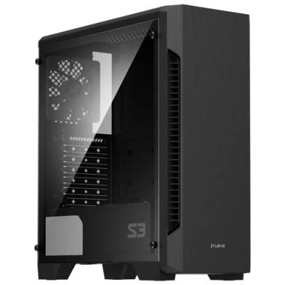 Лот: 13313535. Фото: 1. Корпус Zalman S3 черный без БП... Корпуса, блоки питания