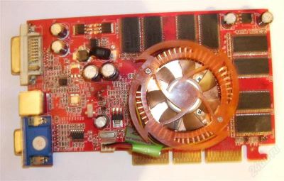 Лот: 1359765. Фото: 1. видеокарта AGP gf fx5500 256 MB... Видеокарты