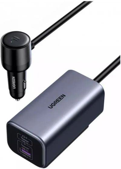 Лот: 25415684. Фото: 1. Автозарядка UGREEN EC706 (35571... Шлейфы, кабели, переходники