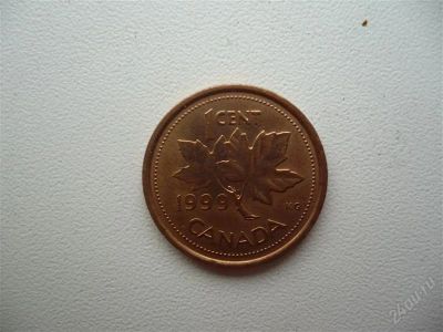 Лот: 1761371. Фото: 1. 1 цент Канада.с рубля!. Америка