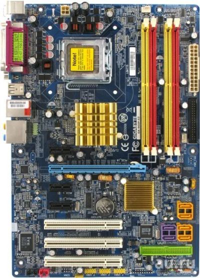 Лот: 12806396. Фото: 1. Материнская плата Gigabyte GA-965P-S3... Материнские платы