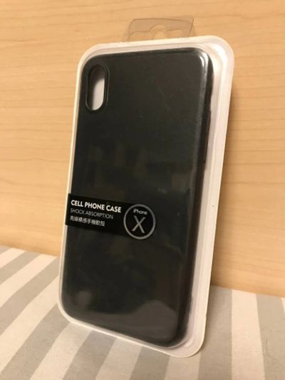 Лот: 23520732. Фото: 1. Чехол для iPhone X чёрный. Чехлы, бамперы