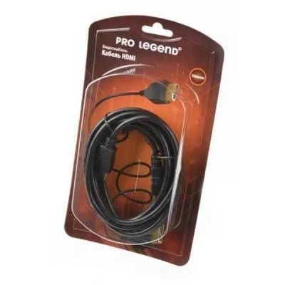 Лот: 21516556. Фото: 1. Кабель HDMI 3 м (v2.0-4K) ProLegend... Шнуры, кабели, разъёмы