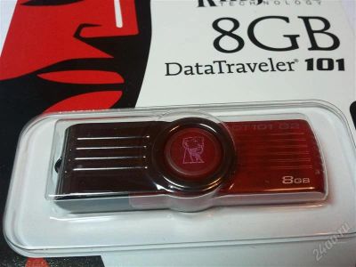 Лот: 1198744. Фото: 1. USB DISK 8 GB Kingston DATATRAVELER... USB-флеш карты