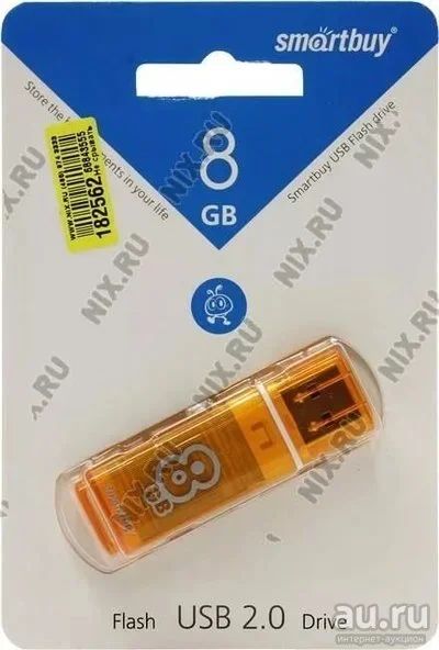 Лот: 9539068. Фото: 1. Usb 2.0 flash drive / флешка 8... USB-флеш карты