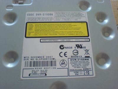 Лот: 6022912. Фото: 1. Привод DVD-RW Pioneer DVR-215DBK... Приводы CD, DVD, BR, FDD