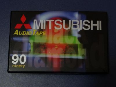 Лот: 3619960. Фото: 1. Audio cassette Mitsubishi black... Аудиозаписи