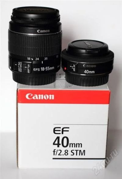 Лот: 2557814. Фото: 1. Canon EF 40/2,8 STM, практически... Объективы