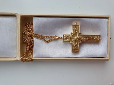 Лот: 13470643. Фото: 1. новый наперсный крест - мощевик... Комплекты изделий