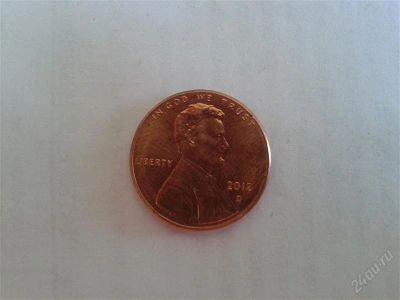 Лот: 2560115. Фото: 1. 1 цент США 2012 года. Америка