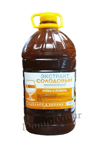 Лот: 16434779. Фото: 1. Солодовый экстракт "Рожь и ячмень... Ингредиенты для приготовления напитков