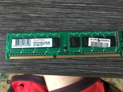 Лот: 17517888. Фото: 1. Оперативная память Qumo ddr3 4gb... Оперативная память