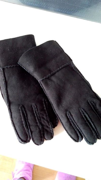 Лот: 11113504. Фото: 1. Новые зимние перчатки из натуральной... Перчатки, варежки, митенки