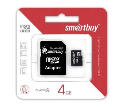 Лот: 9957551. Фото: 1. 4GB Карта памяти MicroSDHC Smart... Карты памяти