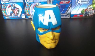 Лот: 4843545. Фото: 1. Кружка Captain America, Marvel. Подарки на Новый год
