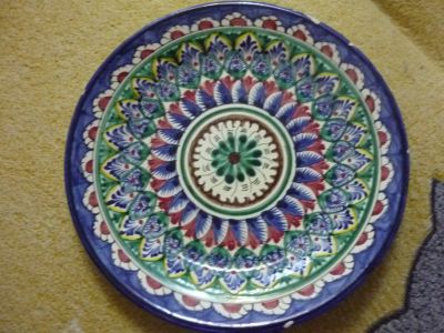 Лот: 21450066. Фото: 1. Тарелка блюдо Таджикистан, керамика... Тарелки, блюда, салатники