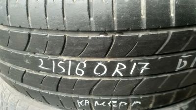 Лот: 16050771. Фото: 1. 215/60 R17 Bridgestone одно. Шины