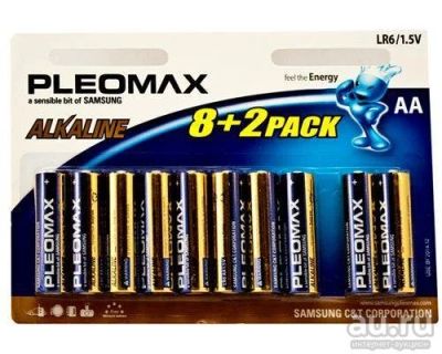 Лот: 8310589. Фото: 1. Батарейки Samsung Pleomax LR6... Батарейки, аккумуляторы, элементы питания