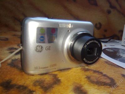 Лот: 1109937. Фото: 1. фотоаппарат General Electric c1033... Цифровые компактные
