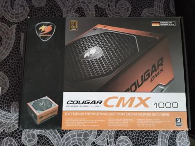 Лот: 17077189. Фото: 1. Блок питания Cougar CMX 1000W. Корпуса, блоки питания