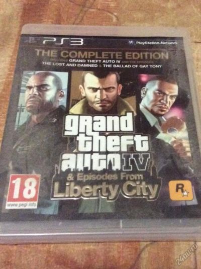 Лот: 5975510. Фото: 1. GTA 4 PS3 [Eng]. Игры для консолей