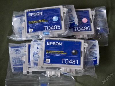 Лот: 6383374. Фото: 1. Картридж Epson T0483 Magenta для... Картриджи, расходные материалы