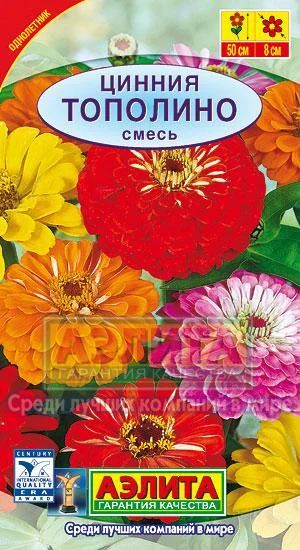 Лот: 7457169. Фото: 1. Рассада циннии "Тополино" среднерослой... Садовые цветы