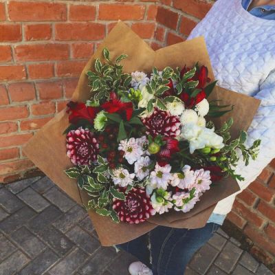 Лот: 7269894. Фото: 1. Сборный букет. Цветы на Щорса... Свежие цветы