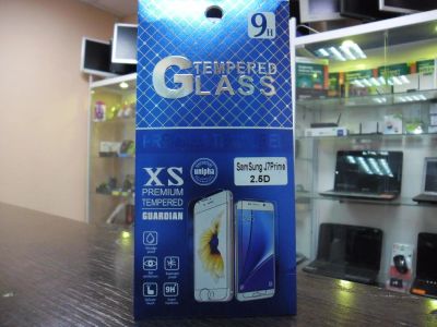 Лот: 9916290. Фото: 1. Защитное стекло Samsung J7 Prime... Защитные стёкла, защитные плёнки