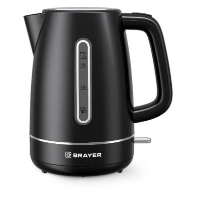 Лот: 24838164. Фото: 1. Электрический чайник Brayer BR6103BK. Чайники, кофемашины, кулеры