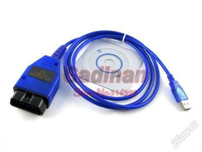 Лот: 2815967. Фото: 1. Адаптер диагностики OBD-II k-line... Диагностическое оборудование, измерительный инструмент
