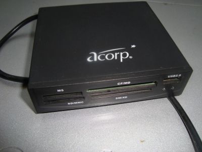 Лот: 6249676. Фото: 1. Acorp Card Reader USB2.0 3.5... Картридеры