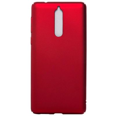 Лот: 11678857. Фото: 1. Чехол Nokia 8 Пластик Красный... Чехлы, бамперы