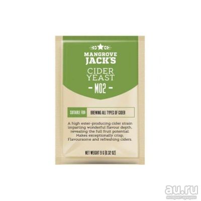 Лот: 14531920. Фото: 1. Дрожжи Mangrove Jack's Cider M02... Ингредиенты для приготовления напитков