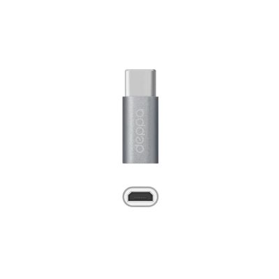 Лот: 20036355. Фото: 1. Адаптер Type-C - micro USB Deppa... Шлейфы, кабели, переходники