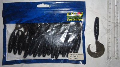 Лот: 2491652. Фото: 1. Твистеры уп.№ 3 E.F.T.Softlures... Прикормки, приманки