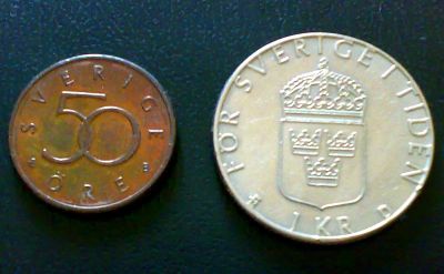 Лот: 3876909. Фото: 1. Швеция 2 монеты одним лотом. Европа