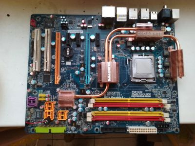 Лот: 20966222. Фото: 1. Материнская плата Gigabyte GA-P35-DS4... Материнские платы