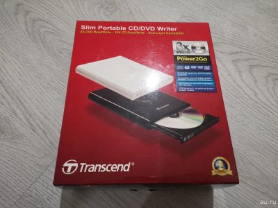 Лот: 14911675. Фото: 1. Привод внешний dvd rw Transcend. Приводы CD, DVD, BR, FDD