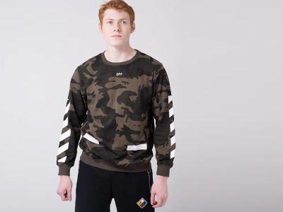 Лот: 15049624. Фото: 1. Свитшот OFF-WHITE. Свитеры, толстовки, худи