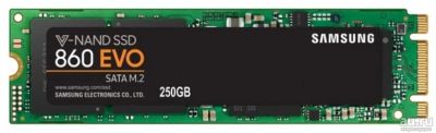 Лот: 17846624. Фото: 1. SSD M.2 SATA 250Gb Samsung 860... SSD-накопители