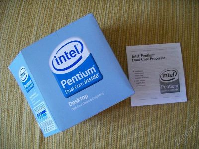 Лот: 969592. Фото: 1. Intel Dual-Core E2140 box with... Процессоры