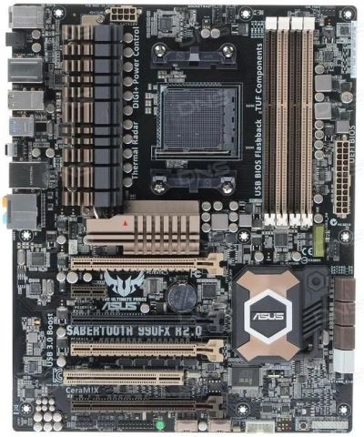 Лот: 9936726. Фото: 1. Материнская плата ASUS SABErTOOTH... Материнские платы