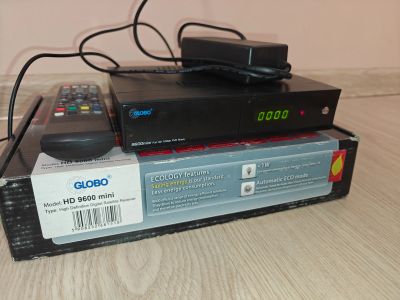 Лот: 25747098. Фото: 1. 📺 Ресивер GLOBO HD 9600 mini... Цифровое, спутниковое ТВ
